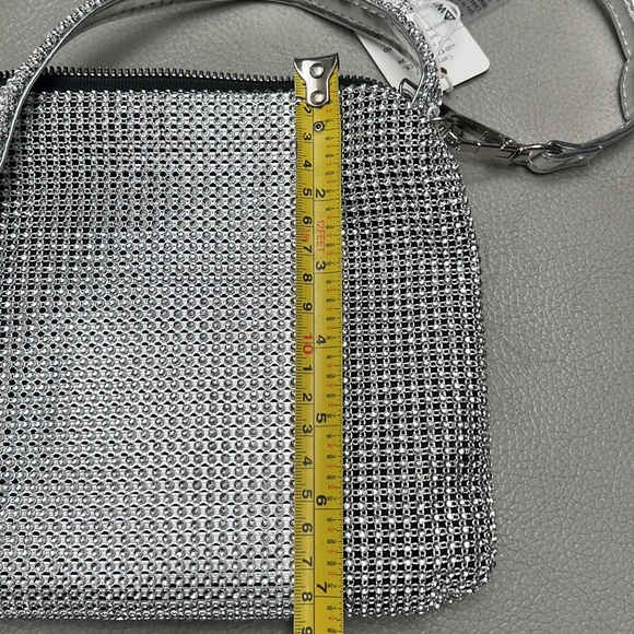 NWT Urban Expressions Rhinestone All Over 2 Strap All Evening Bag. - Picture 10 of 11